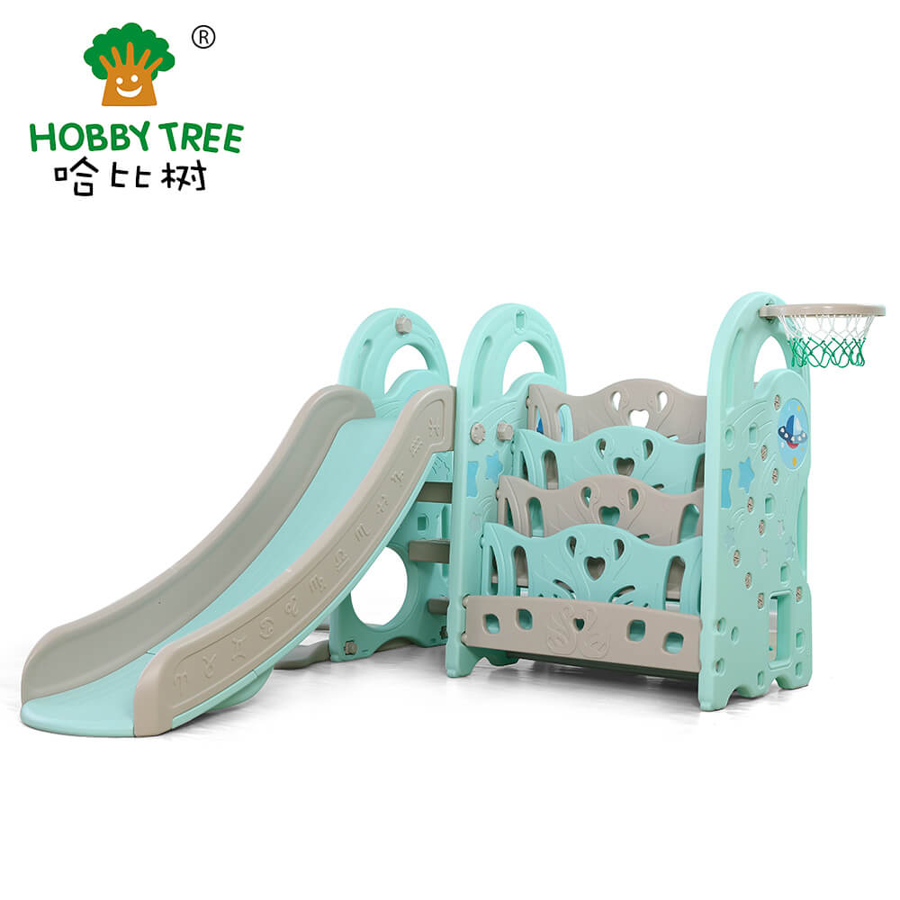 新大流星主题儿童室内滑梯与书自己WM21Z032